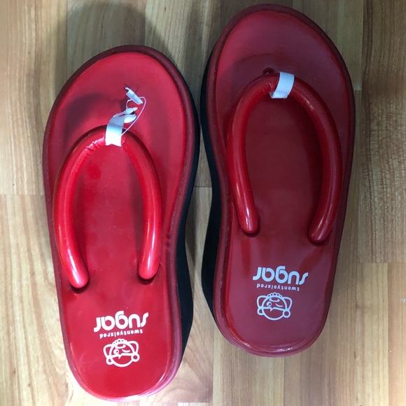 sugar floatie flip flops